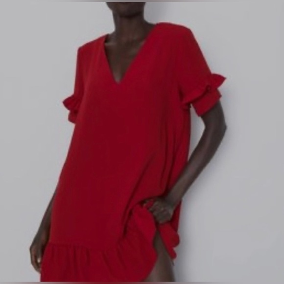Zara Red Dress - Picture 3 of 5